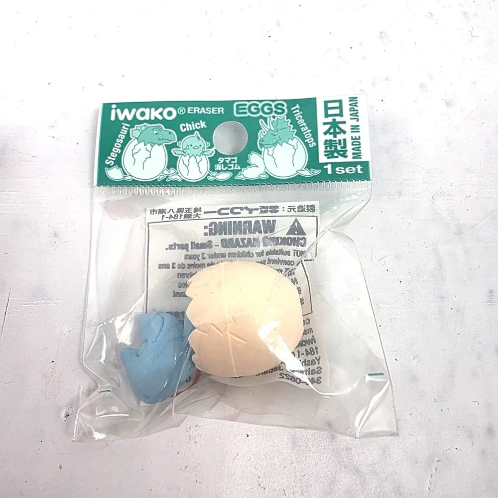 Lot of 11 Iwako‎ Japanese 3D Puzzle Erasers Dinosaurs and Dino Babies Eggs NEW